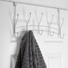 Home Basics Home Basics Shelby 5 Hook Over the Door Hanging Rack, White ZOR96201